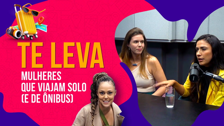 Thumbnail - Tendo como convidadas Melina Matoos e Larissa Zago, primeiro episódio do podcast de turismo de HZ debate mitos em torno de mulheres que decidem cair na estrada sem companhia