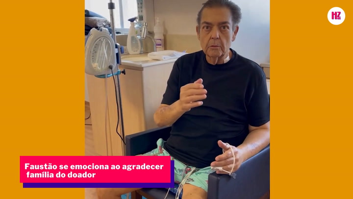 Thumbnail - Apresentador postou vídeo mostrando gratidão a José Pereira da Silva, pai de Fábio, homem que doou o órgão