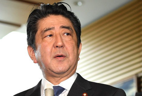 安倍晋三首相＝首相官邸で、竹内紀臣撮影