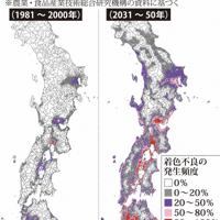 地球温暖化によるブドウの被害予測