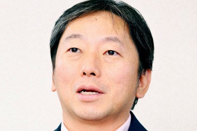 六甲バターの塚本浩康社長＝神戸市中央区で、梅田麻衣子撮影