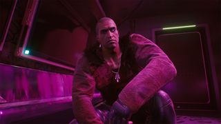 Cyberpunk 2077 I Fought The Law quest - River Ward looking down at you