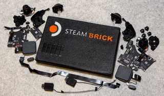 The Steam Brick is a Steam Deck without a screen or controllers. 