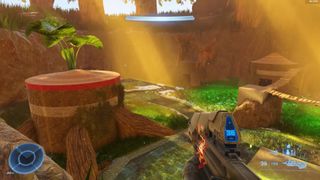 The Legend of Zelda: Ocarina of Time's Kokiri Forest recreated in Halo Infinite's Forge mode