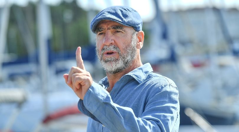 Eric Cantona at the La Rochelle Fiction Festival in September 2024.