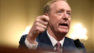 Brad Smith, president of Microsoft Corp., during a House Homeland Security Committee hearing in Washington, DC, US, on Thursday, June 13, 2024.