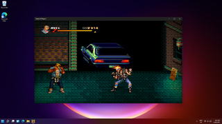 Streets of Rage 4 running on Windows 11