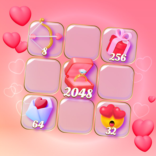 Play 2048 Valentines Online