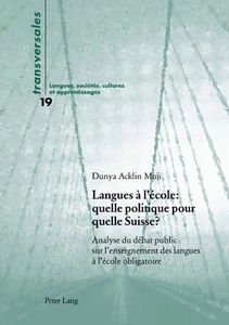 Title: Langues à l’école : quelle politique pour quelle Suisse ?