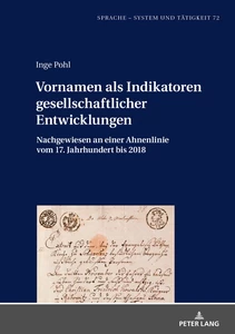 Title: Vornamen als Indikatoren gesellschaftlicher Entwicklungen