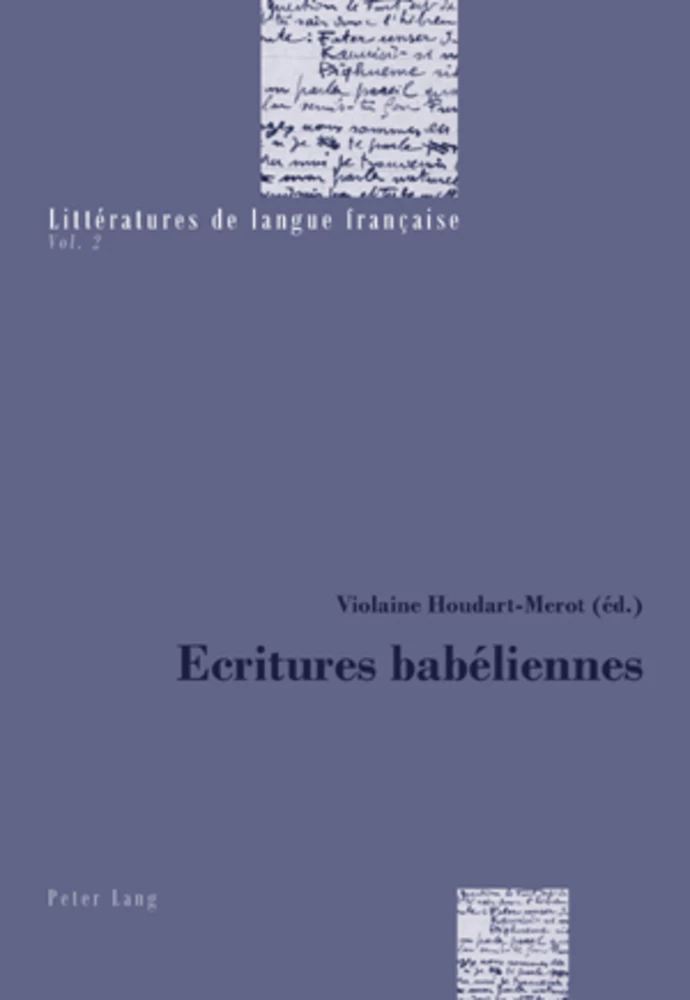 Titre: Ecritures babéliennes