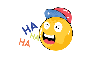 Laugh Sticker PNG