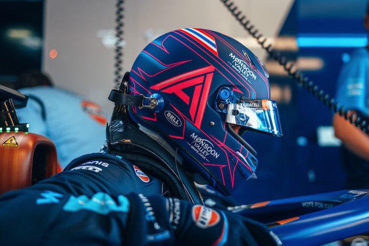 Alex Albon Williams F1 Helmet Design