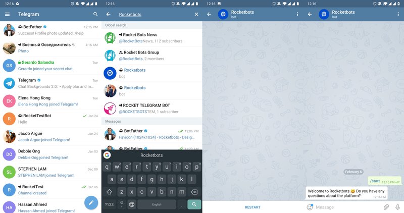 Bei der Nutzung von Telegram für Unternehmen ist es wichtig zu wissen, dass Nutzer über die App-Suche nach Ihrem telegram Geschäftskonto suchen können.