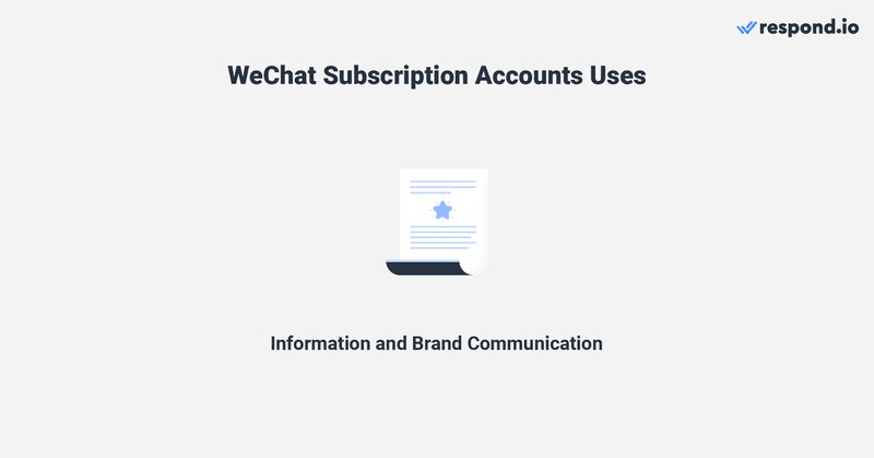 ภาพนี้แสดงการใช้งานของ WeChat บัญชีสมัครสมาชิก อ่านบทความของเราและเรียนรู้วิธีสร้างบัญชีอย่างเป็นทางการบน WeChat.