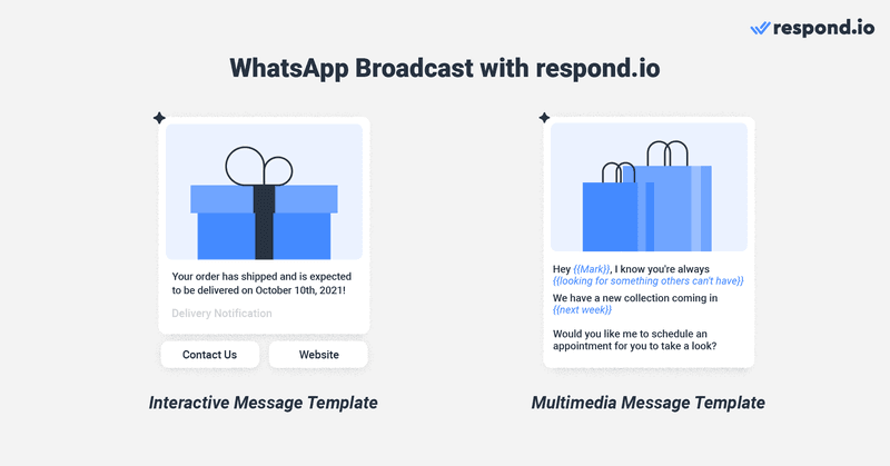 Broadcasting is as simple as selecting the Contacts who have opted-in to hear from you, creating your message's content with media and adding a Call-to-Action or Quick Reply Button. Once you're done, simply send or schedule a broadcast in advance.