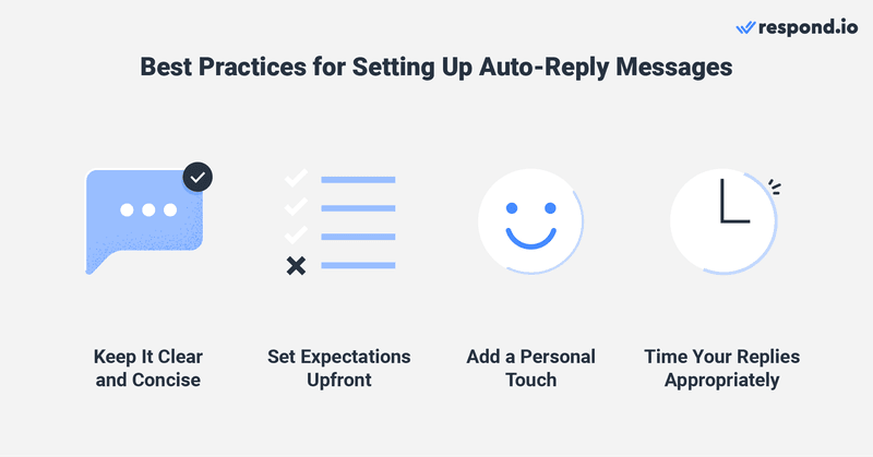 Aprenda as melhores práticas para criar uma resposta automática