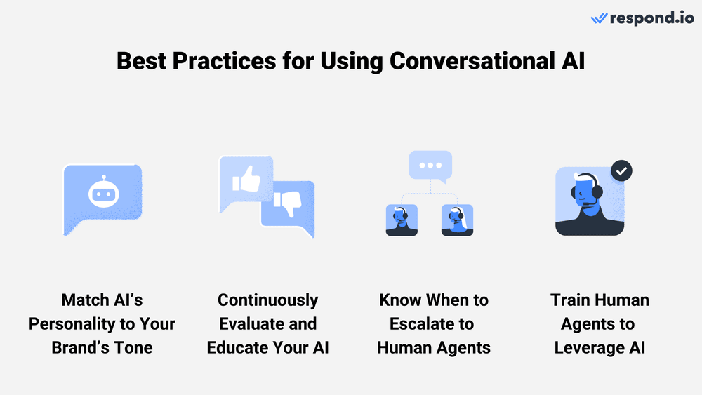 Incorporating Conversational AI into your customer service strategy can significantly enhance efficiency and customer satisfaction. However, to get the most out of this technology, it's important to follow certain best practices.