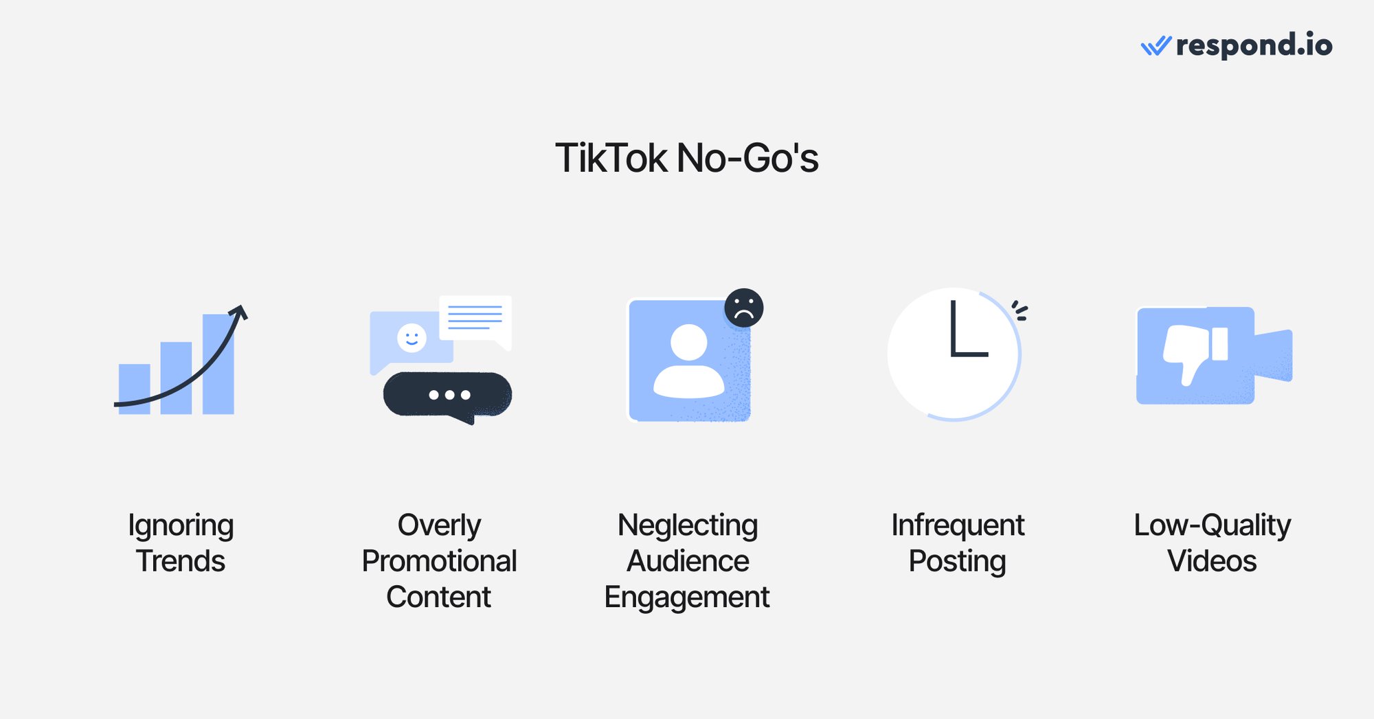 Gli annunci gratuiti di TikTok, gli annunci a pagamento di TikTok, i grandi annunci di TikTok e i migliori annunci di TikTok non presentano sempre i seguenti elementi. Tenete quindi a mente queste best practice per gli annunci su TikTok.