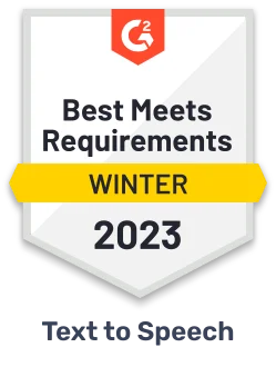 Best Meets Requirements - Winter - 2023 - TTS