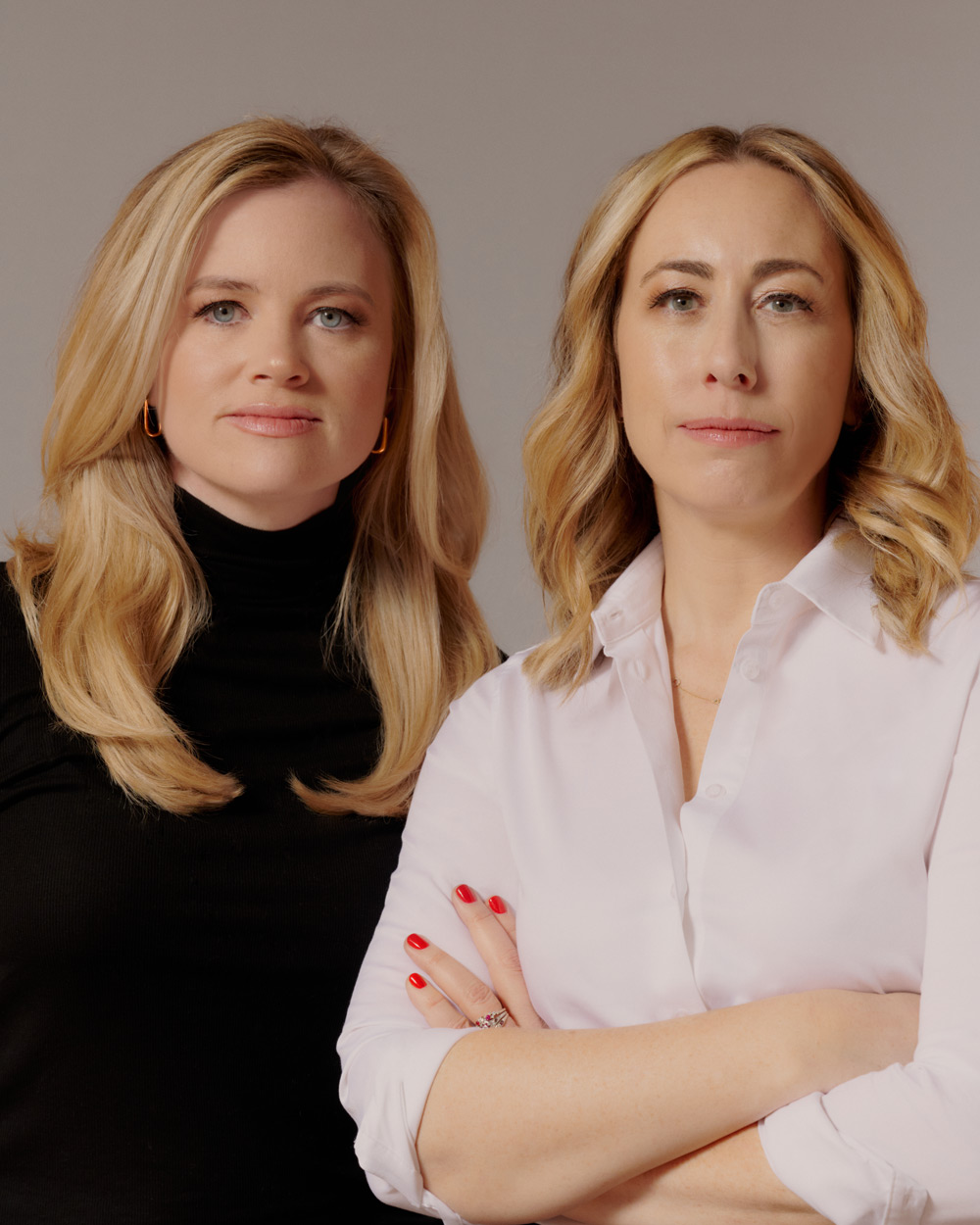 headshot of Lisa Lerer  and Elizabeth Dias 