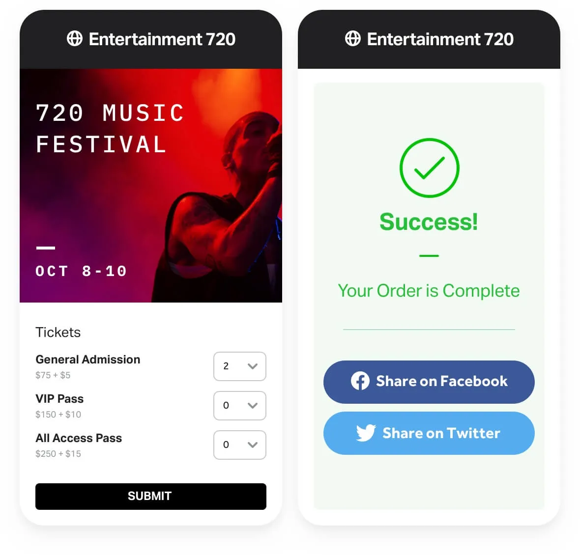 music festival event ticketing software