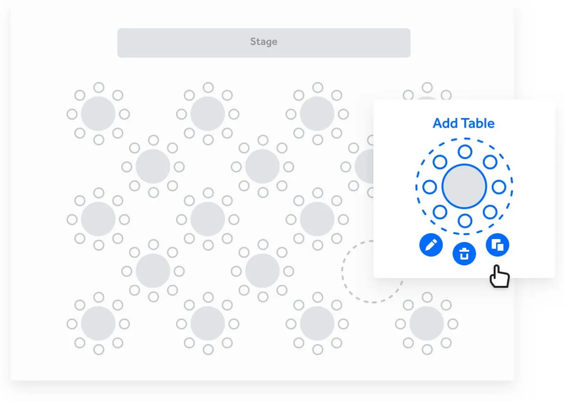 Tables and PODs layouts