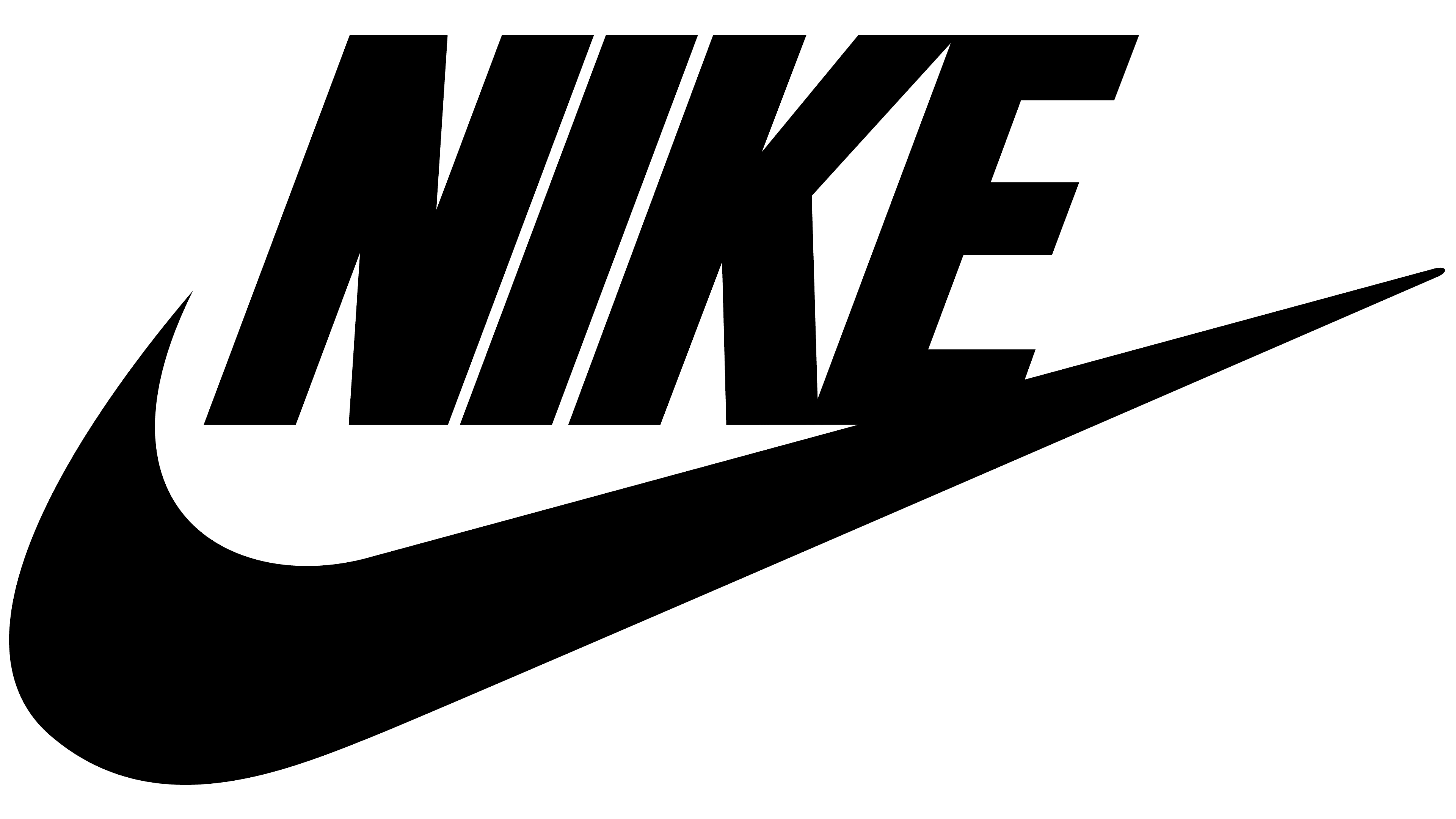 dark Nike logo