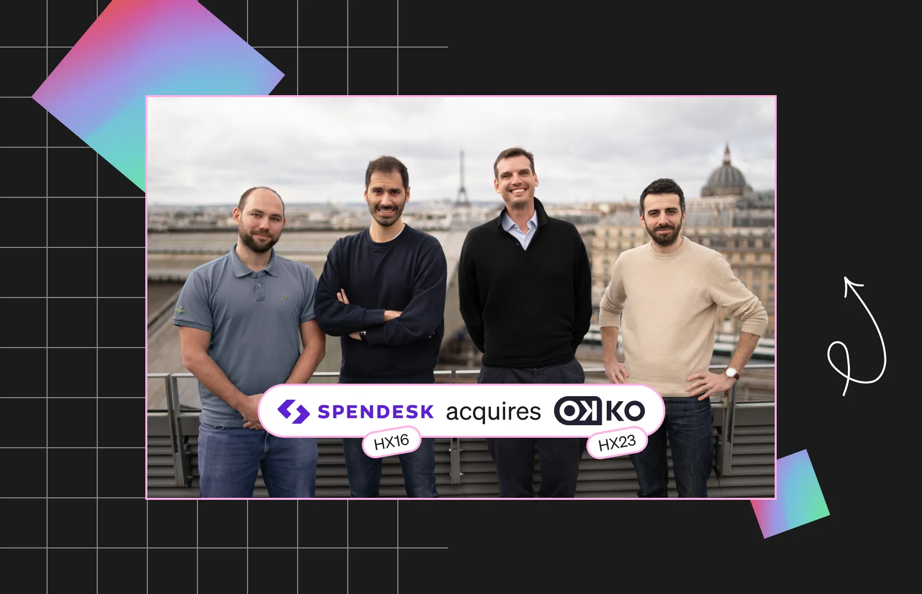 Spendesk (HX16) acquires Okko (HX23) to fully integrate procurement and spend management