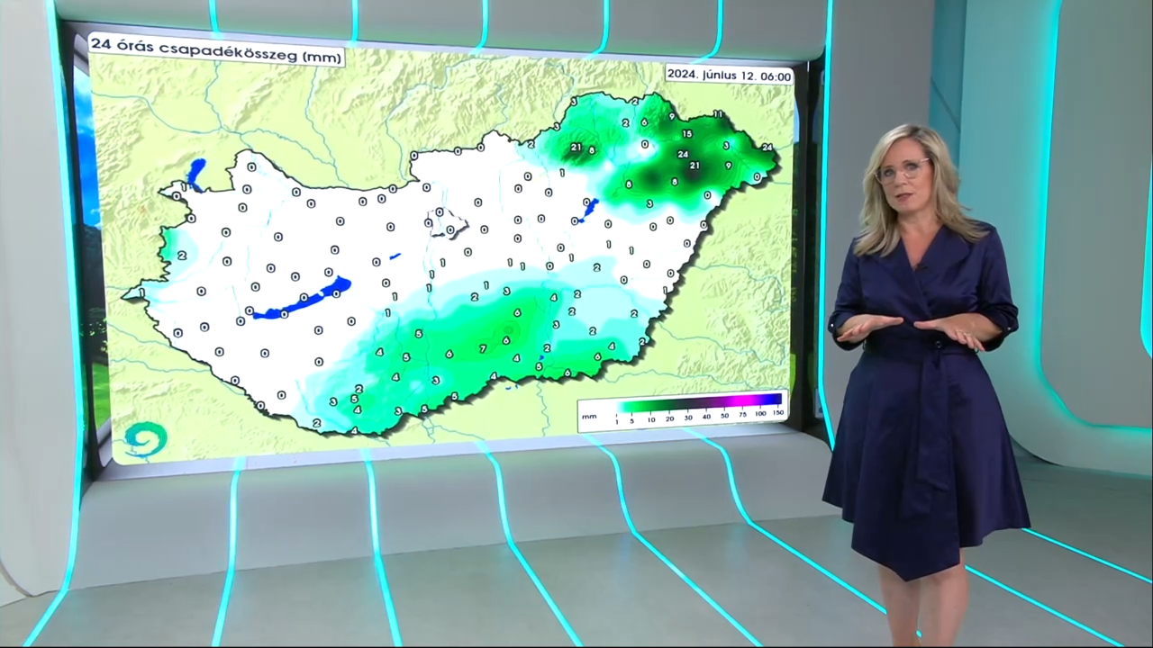 Éjszaka első fokú viharfigyelmeztetés lesz délen, de pár nap, és jön a 40 fok