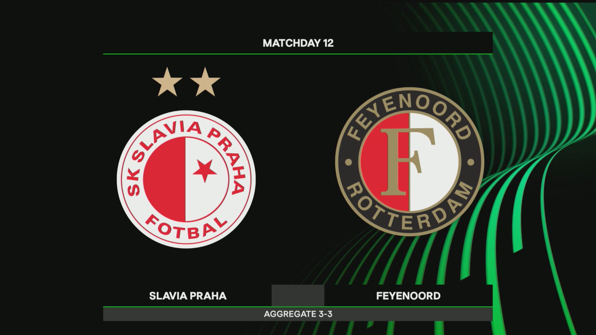 Slavia Praha - Feyenoord 1:3 (Összefoglaló)