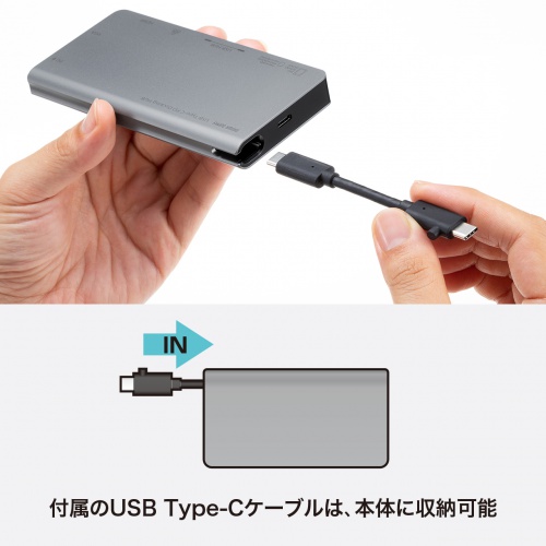 USB-3TCH13S2 / USB Type-C ドッキングハブ（VGA・HDMI・LANポート・カードリーダー搭載）