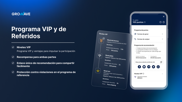 Programa VIP y de Referidos