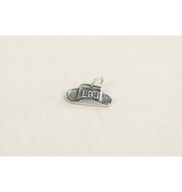 All the Way with LBJ Pewter LBJ Hat Pendant