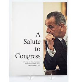 All the Way with LBJ Original Salute To Congress Booklet