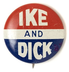 1956 “Ike & Dick” Button