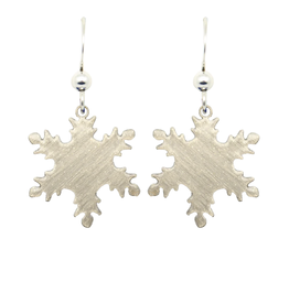 Sale sale-Stainless Snowflake Earrings