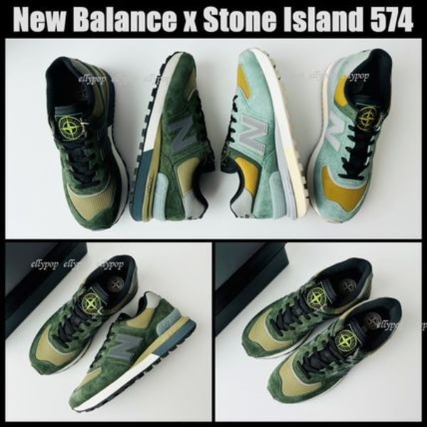 New Balance x Stone Island コラボ 574 U574LGIL スニーカー