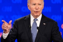 President Joe Biden at the CNN presidential debate