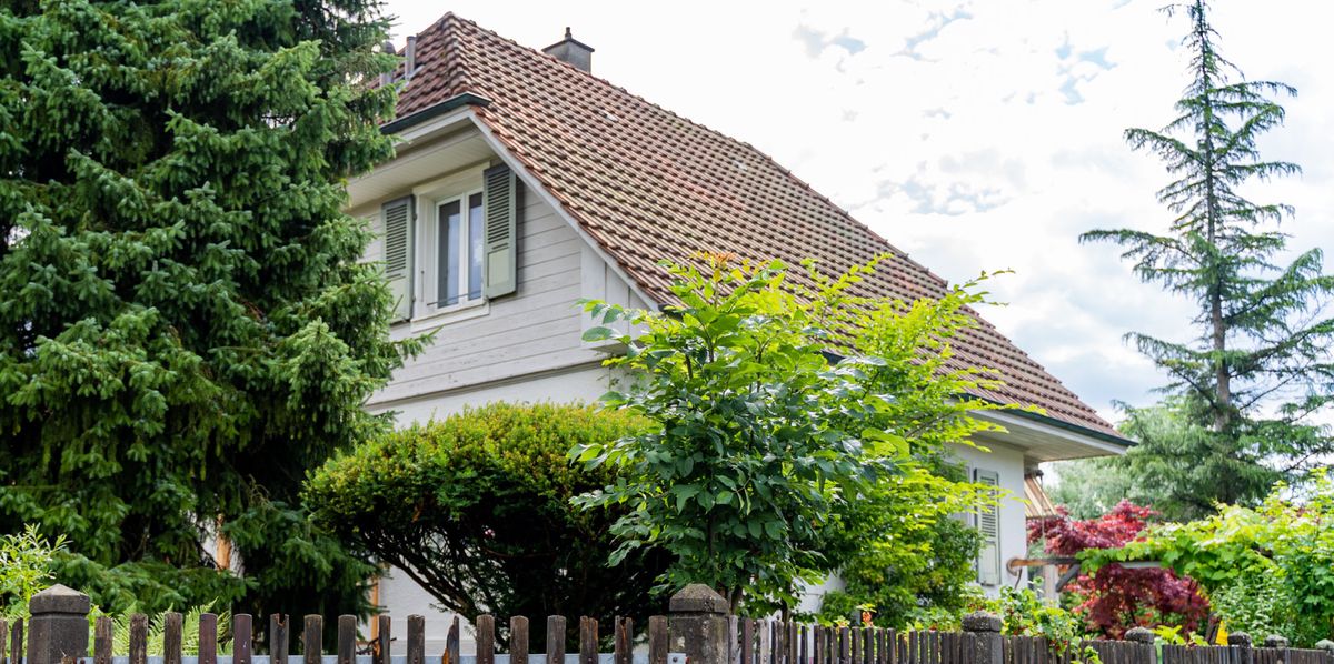 Eigenheim-Strassenschild in Bern.