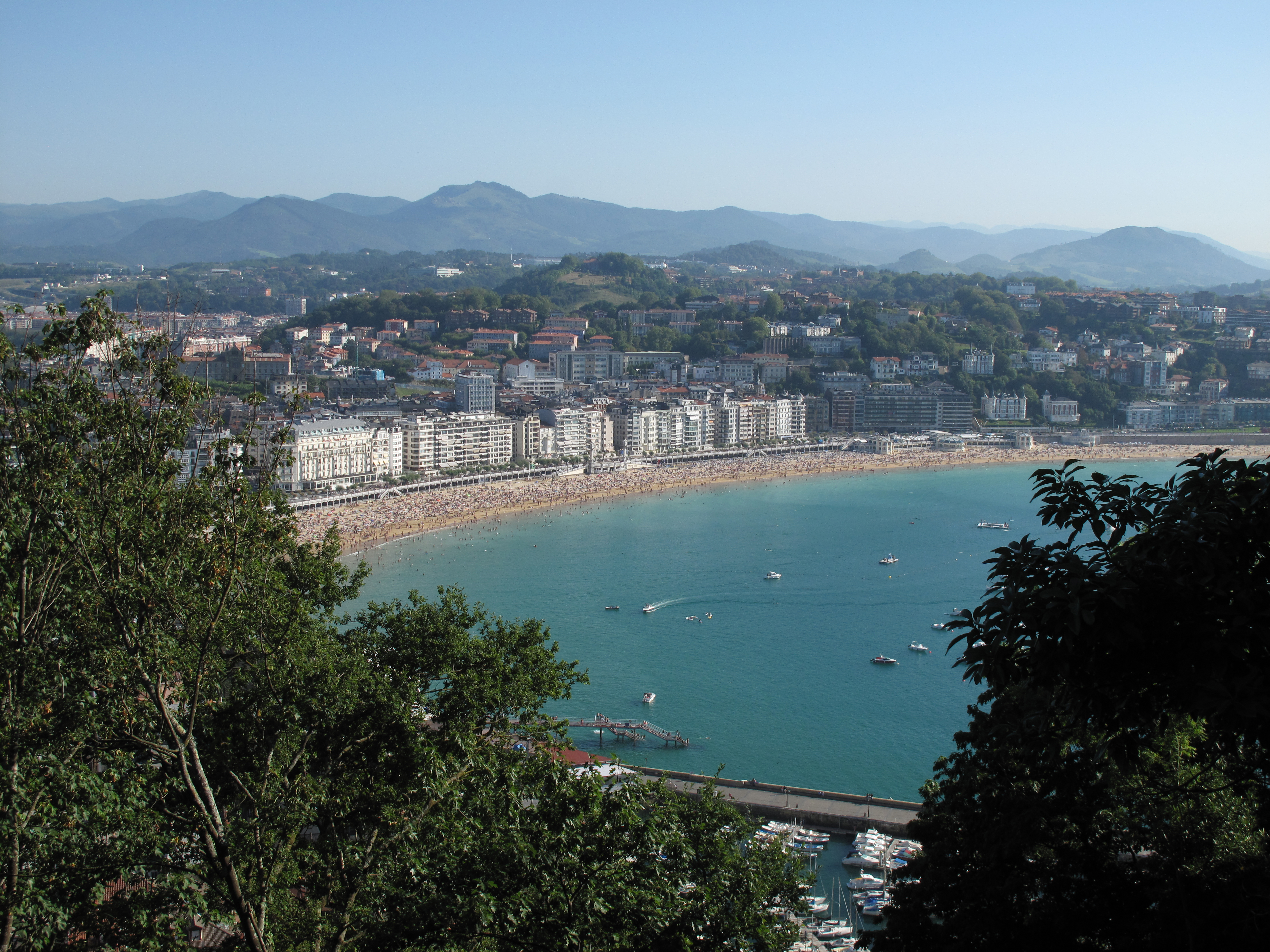 View Of San Sebastian From Monte Urgull