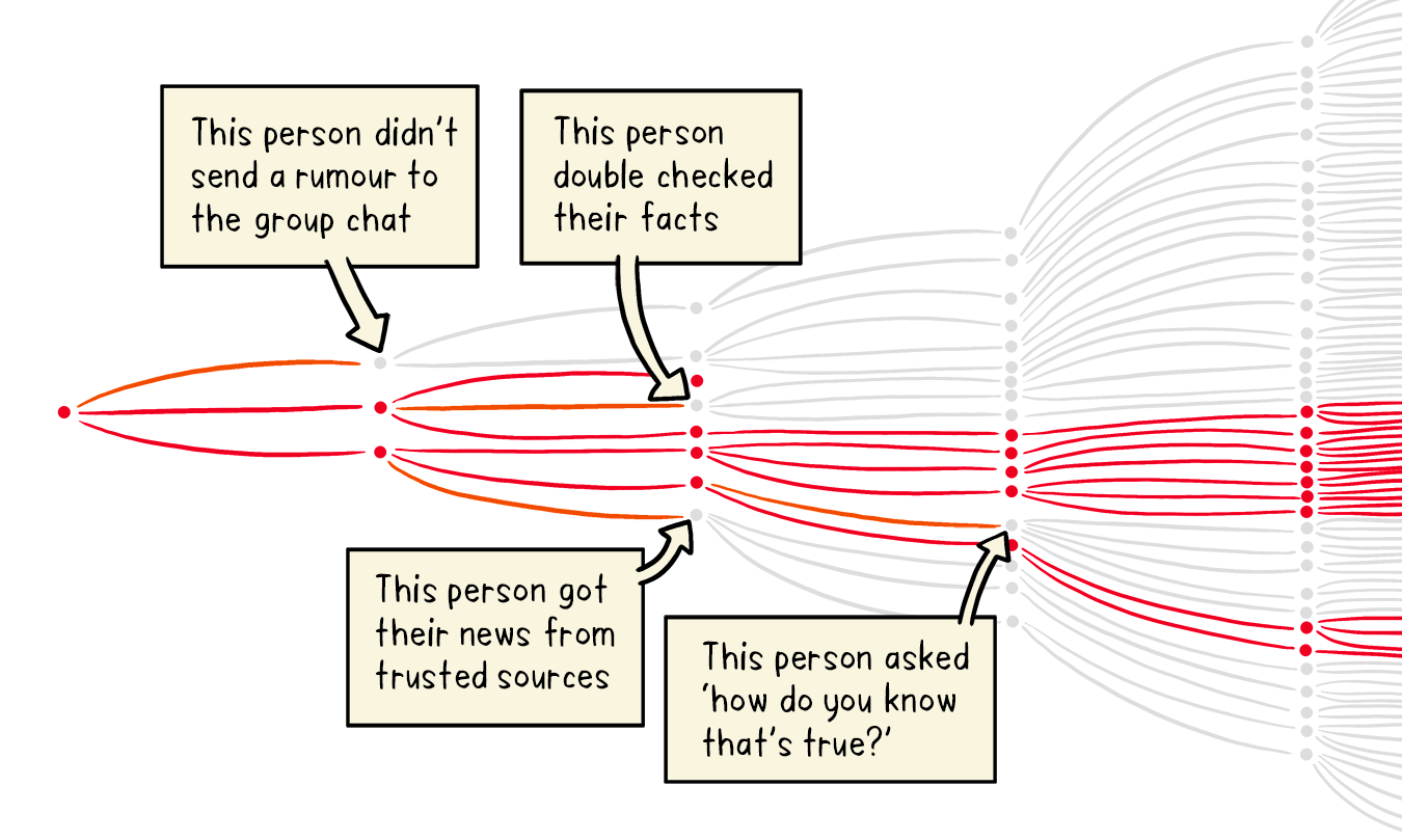 Misinformation infographic.