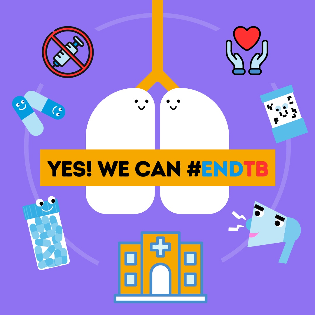 World TB Day 2024 for End TB targets illustration