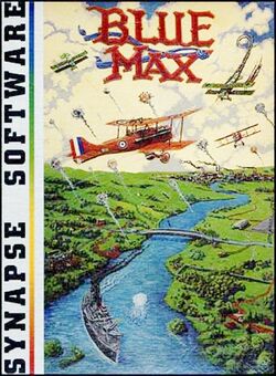 Box artwork for Blue Max.