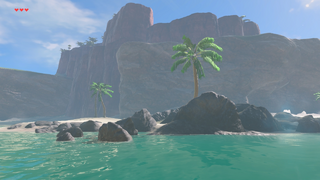 Aris Beach screenshot from Breath of the Wild