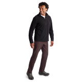 Men's Stretch Bags Trousers in Darkest Plum