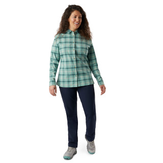 Women's Cove Long Sleeve Shirt Venice Green Check