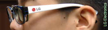 LG active shutter glasses.