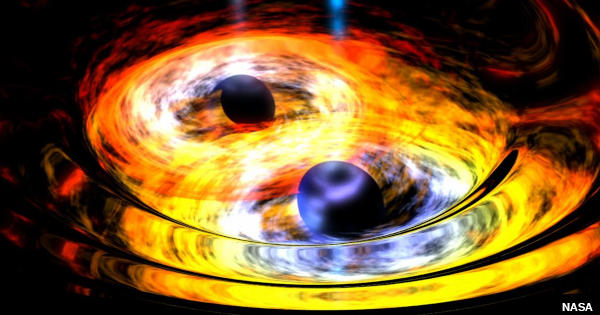 Gravity tango of two black holes