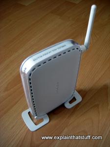 A wireless broadband Netgear router